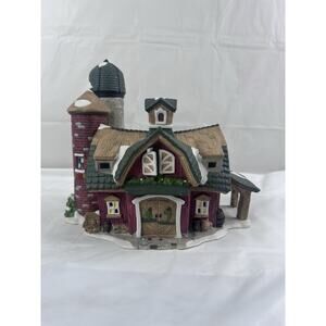 Carole Towne Collection 2000 The Olde Barn Farm Country Christmas Village